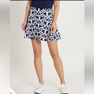 Jude Connally Liv Skort Blue White Small